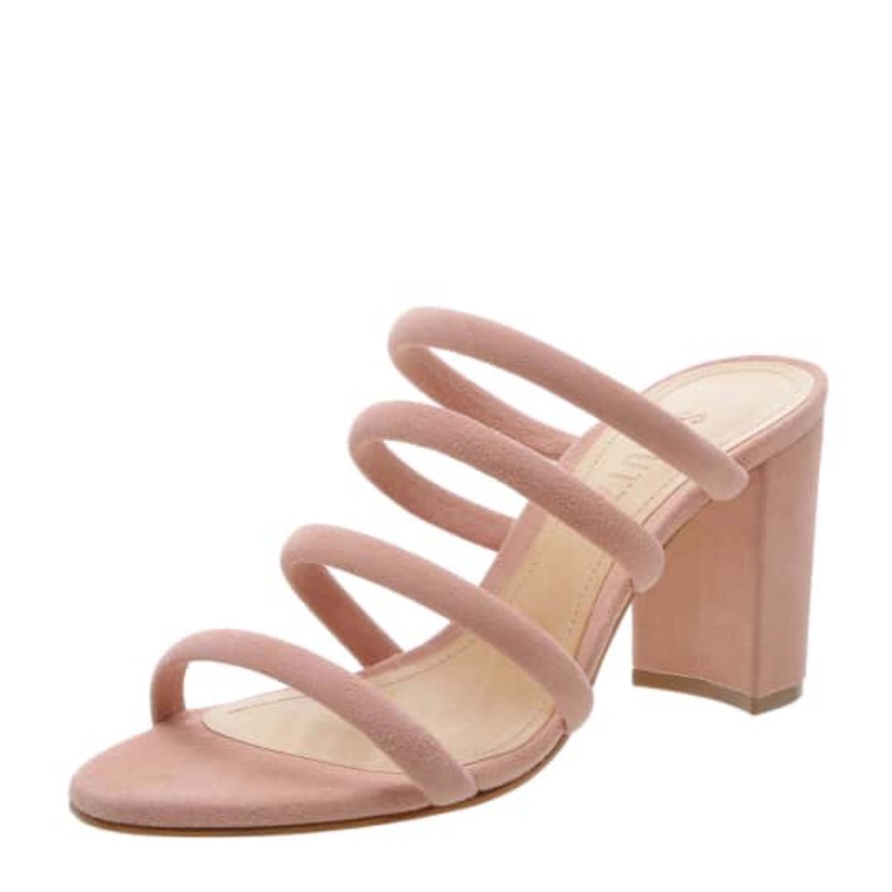 Schultz Leather Felisa Honey Beige Tubular Strappy Sandals 5.5